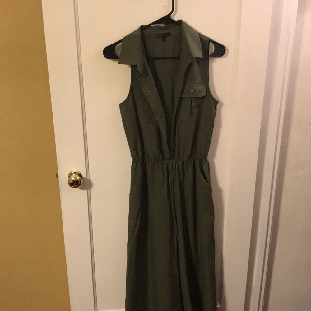 Olive green jumpsuit